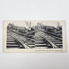 Great Flood of 1913, Columbus Ohio, Railroad Yards, Destruction  picture