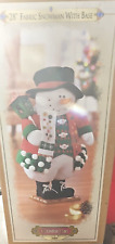 Grandeur Noel Snowman Collector Edition 2003 Christmas Holiday Fabric Snowman 28 picture
