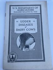 Vintage Farmers Bulletin US Dept of Agriculture No 1422 Udder Disease Dairy Cows picture