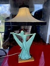 Mcm dancing lady lamp(letting go to loving home)1940’s 1950s RARE-Charity picture
