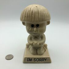 1970 Vintage I'm Sorry Figurine Statue Figure Crying Boy R&W Berrie PB1 picture