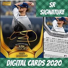 2020 Topps Colorful 20 Chris Paddack Stadium Club Gold Signature S/1 Digital Card picture