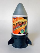 Vintage 1996 Uniconfis SPACE GEL Candy Container 3.25” Rocket BLAST OFF picture