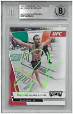 Conor McGregor Auto Slabbed UFC 2021 Panini Chronicles Playoff Card BAS Beckett picture