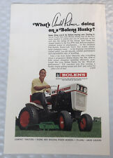 Vintage 1967 Bolens Husky Tractor Original Print Ad Full Page - Arnold Palmer picture