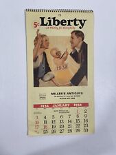 Vintage 1932 Reproduction Liberty Calendar with Beautiful Illustrations & Ads picture