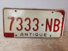 Vintage Nebraska Historical Antique License Plate Man Cave Wall Decor Collector picture