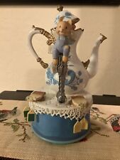 ENESCO Tea for Two Teapot Mice, Mouse Music Box, WORKS Nicely picture