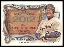 2022 Allen and Ginter Banner Seasons #BS-40 Miguel Cabrera  - Detroit Tigers picture