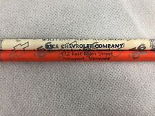 1956 Rice Chevrolet Advertising Pencil, Newport Vermont(2) 