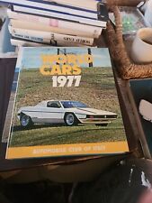 WORLD CARS 1977 AUTOMOBILE CLUB ITALY BOOK X-LIBRARY    picture