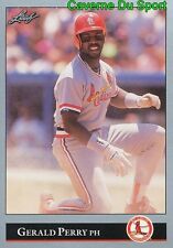 1992 GERALD PERRY ST. LOUIS CARDINALS BASEBALL CARD LEAF picture