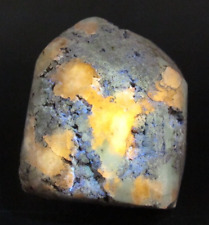 Fluorescent Rare Afghanite Mineral Polished Tumble Healing crystal 138gm picture