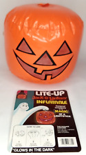 Halloween Jack O Lantern Lite Up Inflatable Vintage Cute Spooky Decor picture