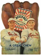 BEECH NUT TOBACCO PAUL DIZZY DEAN HEAVY DUTY USA MADE METAL ADVERTISING SIGN picture