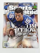 Tim Tebow Hand Signed Florida Gators Sports  Illustrated Magazine with Tebow COA picture