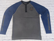 Harley Davidson Mens Small  115th Anniversary Long Sleeve Shirt  Henley (5) picture