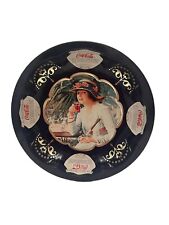 Coco-Cola reproduction round serving tray picture