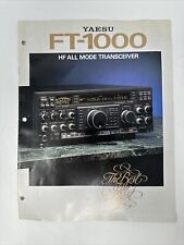Yaesu FT-1000 Base HF Transceiver ham radio vintage print ad picture