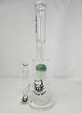 14.5 inch High Quality Jellyfish Honeycomb Percolated Pitbull Waterpipe GREEN picture