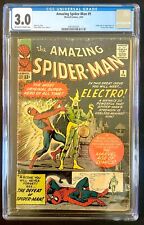 Amazing Spider-Man 9 CGC 3.0 - Origin and 1st appearance of Electro - 1964 Ditko picture