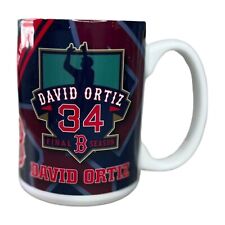 Boston Red Sox David Ortiz Final Season Coffee Mug White/Red/Blue picture