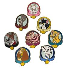 Marie Tramp Disney Trading Pin Lady Butcher Dogs Cats Collar Lapel Pin Badge Set picture