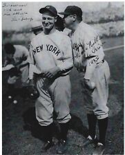 RARE  THE ONLY ONE ON EBAY  BABE RUTH & LOU GEHRIG  8X10 SIGNED REPRINT picture