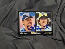 ROBIN YOUNT Autographed signed 1993 Score Pinnacle Milwaukee BREWERS picture