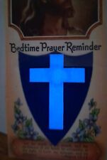 Vintage The Bedtime Prayer Reminder Glow In The Dark Cross  picture