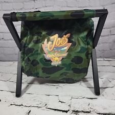 Camel Joes Fish & Game Club Pop-Up Camp Chair Tote Shoulder Strap Camo Promo VTG picture
