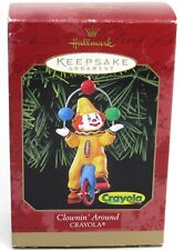 1999 Hallmark Keepsake Ornament ~ Clownin' Around ~ Crayola Crayon ~ New In Box picture