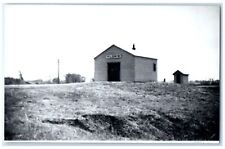 c1960 Floris Iowa IA Exterior Railroad Train Depot Station RPPC Photo Postcard picture