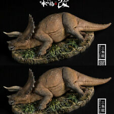 Sick Triceratops Sterrholophus Marsh Heavy lance Dinosaur Statue Resin Model picture