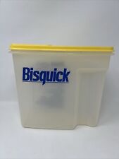 Vtg BISQUICK Advertising Rubbermaid Servin Save 13 Cup Container Flip Lid Recipe picture
