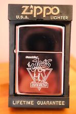 Smoking Joes Racing Zippo Lighter Chrome Sealed picture