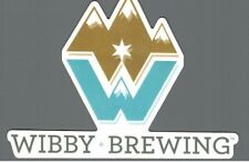 Wibby Brewing Colorado Craft Micro Brewery Sticker Decal beer W Shape picture