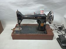 VINTAGE 1927 MODEL 66 SINGER ELECTRIC SEWING MACHINE For Parts As Is AB719165 picture