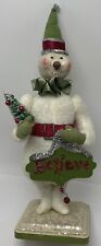 ESC Trading 2009 Sharon Andrews Christmas Holiday Snowman Figure Believe picture