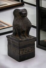 Egyptian statue of a Hapi Figure of a seated baboon Hapi (Son of Horus) RARE BC picture
