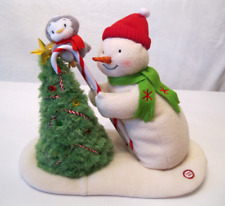 Hallmark 2010 Jingle Pals Trimming The Tree Snowman Candy Cane Penguin Works picture