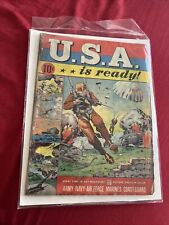 U.S.A. IS READY--1941-DELL COMICS-PARACHUTE-WAR COMICS- VG/FN picture