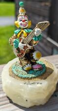 Ron Lee 1995 Rock-A-Billy Clown Playing Electric Guitar #CCG9 Sculpture Figurine picture