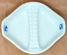 Porsgrund Norway White Ceramic Ashtray PP Anchor logo '64' 8