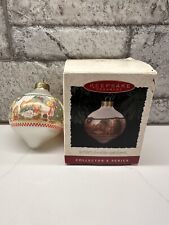 BETSY'S COUNTRY CHRISTMAS ~THIRD IN SERIES ~1994 HALLMARK  GLASS ORNAMENT picture