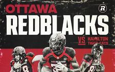 Ottawa RedBlacks - Hamilton Tiger-Cats 2023 CFL Football Official Program picture