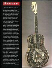 1928 John Dopyera National Resonator round-neck Style 4 guitar history article picture