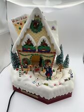 Vintage Holiday Creations Gingerbread House Musical Animated picture