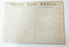 Grand Army Journal 1870 Newspaper Surviving Soldiers and Sailors Washington D.C. picture