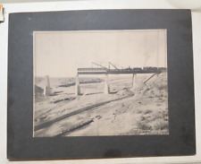 Atchison, Topeka & Santa Fe Railway ~ Belen Cutoff ~BIG cabinet card CARL MOON picture